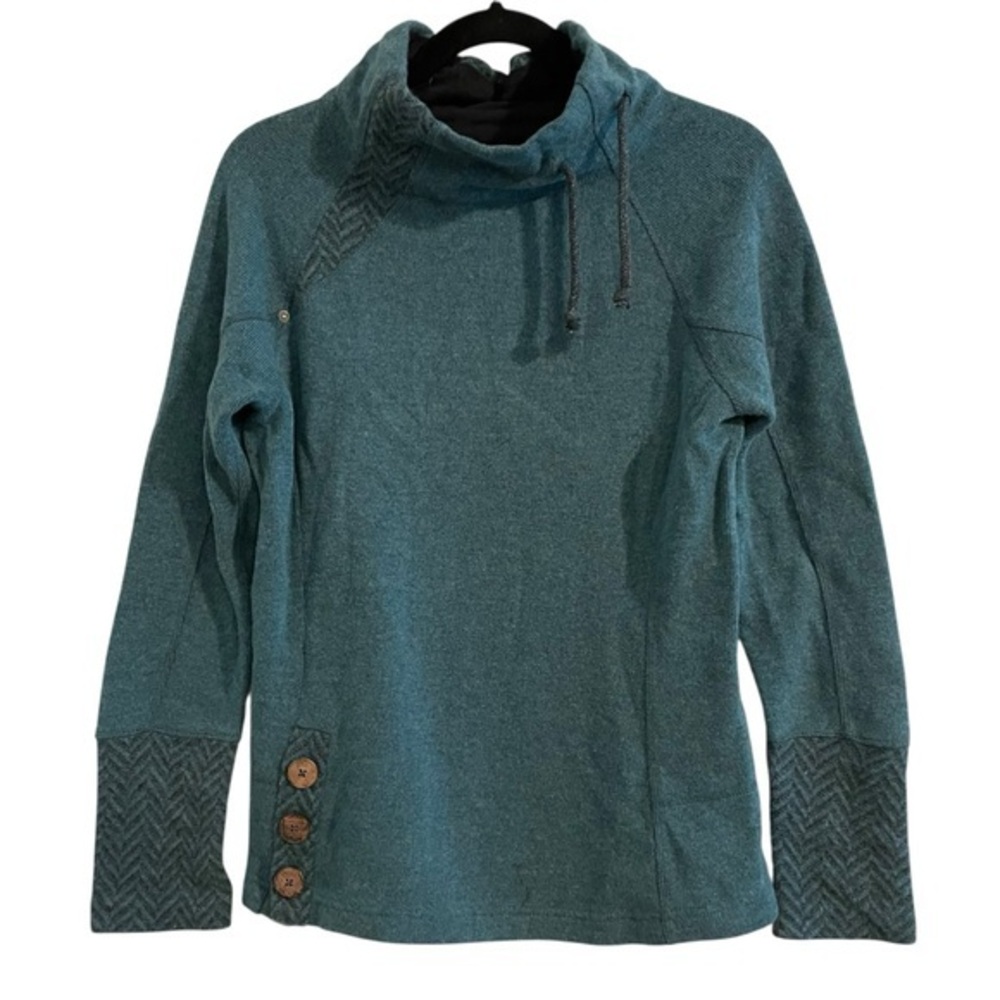 prAna Lucia Sweater Deep Balsam Wool Blend